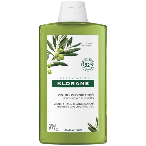 Klorane Olivier Shampoo for Age-Weakened Hair with Organic Olive 400ml,Σαμπουάν για Πυκνότητα & Ζωντάνια σε Αδύναμα Μαλλιά με Εκχύλισμα Ελιάς